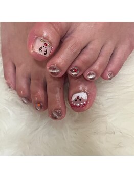 クリスマスネイル