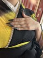 スリーラッシュアンドエルフネイル 下上津役店(threelash&elf.nail)&nbsp;成人式の時のセルフネイルです！