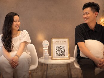 オネム(ONEMU)の写真/カップルやペアでのご利用歓迎！プライベート空間で贅沢な癒し体験★同時施術可、初めての方もオススメ♪