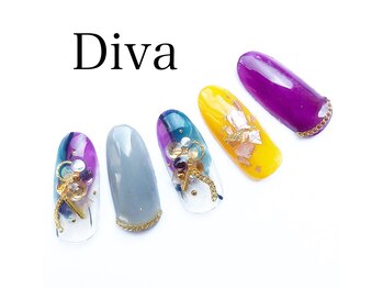ネイルサロンディーバ 塚口店(Diva)/カラフルネイル