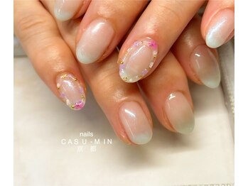 ネイルズ カスミン(nails CASU-MIN)/2本アートネイル