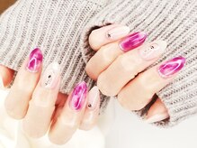 キープ ネイルサロン(KEEP)/べっ甲～パープル～