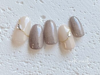 アークネイル 下北沢(urk.nail)/ミラーラインアート