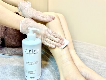 サロンドオズ(Salon de OZ)/ワックス後の保湿もしっかりと