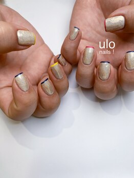 ウロネイルズ(ulo nails)/おしゃれなスキニーフレンチ