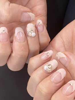 ネイルサロン ロゼオ(Nail salon Roseo)/定額Nail ¥6990~/長さ出し+¥3300