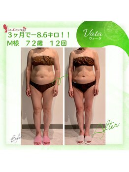 ル クラージュ(Le..Courage)/72歳3ヶ月で-8.6キロ◎