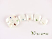エリクサーネイル 長堀橋(Elixir Nail)/フット　やり放題/クーポン使用