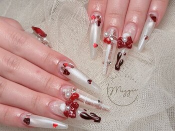 マギー(Maggie)の写真/《指先キレイに♪》細長く指をきれいに魅せる長さ出しもクーポン豊富に準備◎デザイン持ち込みOK！