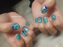 ネイルサロン アージュ(Nail Salon A jyu)の雰囲気（フラワーネイルやマグネットなどトレンド豊富♪持込画像もok☆）