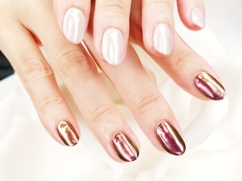 キープ ネイルサロン(KEEP)/ミラーネイル~新色~