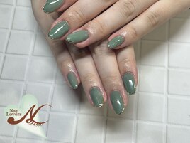 ラメラインネイル