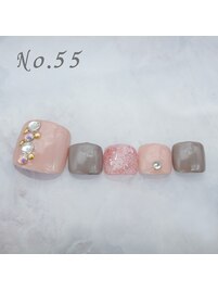 フットネイル：No.55