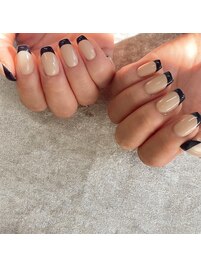 黒フレンチでお洒落に！