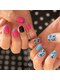 ネイルズサンカケルキュー(NAILS 3×9)の写真/ショート派さんも多数！唯一無二の個性派さんもラブリー派さんも好きを全力で後押しします！