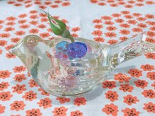 ハミングバード/小鳥の蝋燭立て