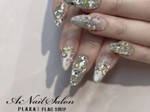 エーネイルサロン プラーカ本店(A-Nail Salon)/キラキラストーン