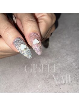 ジゼルネイル(Gisele Nail)/フラッシュ×親指ネイル