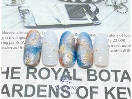 鉱石マーブルネイル☆