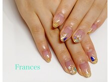 フランセス(Frances)/ラメグラ　シェルネイル