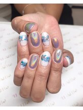 キュアネイル 京成津田沼店(Cure Nail)/ユニコーンとインクネイル