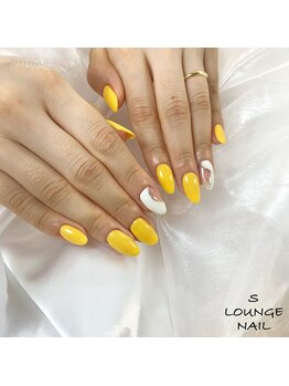 エスラウンジネイル(S LOUNGE NAIL)/ワンポイントニュアンスアート