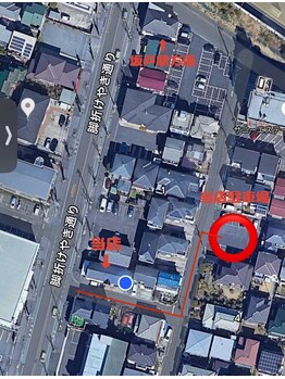 アルビコッコ(Albicocco)/駐車場地図