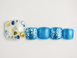 夏フットネイル 6930円