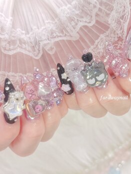 ファラウェイネイル(Faraway nail)/ゴテゴテネイル☆