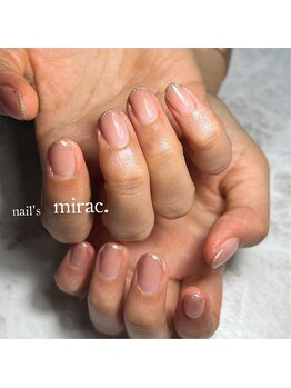 ネイルズミラク(nail's mirac.)/スキニーフレンチネイル