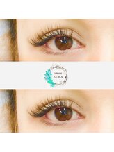 ネイルアンドアイラッシュ アウラ(AURA)/ダークブラウンでやさしい目元♪