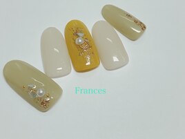 シェル×パールネイル