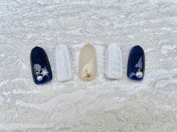 ニット柄ネイル:yumie