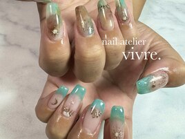 アシメ/フレンチ/ジュエリー