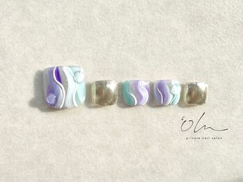 オル('olu)/5月フットネイル定額【Nuance】