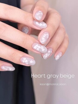リアンド(Li&)/ハートグレーベージュ