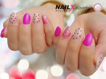 ビビットピンク+ミニハート