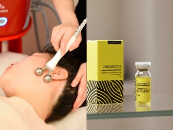 アクアモアの写真/速効小顔♪【筋膜リリース小顔＋レモンボトル2cc導入★¥7700】卒入学式前にも◎お顔の脂肪にアプローチ！