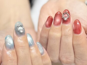 ファンプラスネイル 立川(fun plus nail)/マグネットアシメ