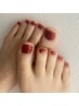 【FOOT】ケア重視フットバス足裏角質スクラブ付きワンカラー¥12,000→¥10,500