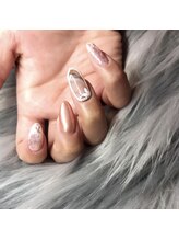 ステラ(private nailroom STELLA)/コッパーピンクネイル