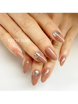 レッシュネイル サロンアンドスクール(RECH NAIL salon&school)/ハーフミラー＊