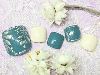 ネイルズガッシュ 大森駅前店(NAILs GUSH)/*メタリックリーフ*