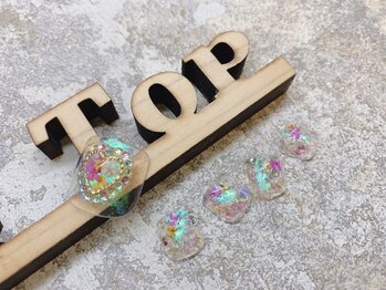 ガーリー押し花ハート