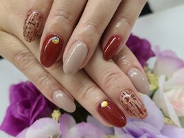 【山川】冬ネイル