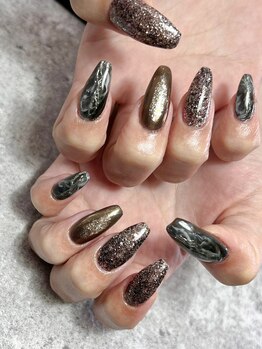 テラス(TERRACE)/ゴージャスマーブルネイル