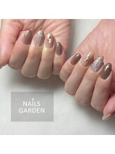 ネイルズガーデン(NAILS GARDEN)/ツイードネイル