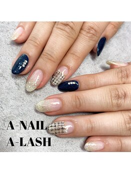 エーネイル エーラッシュ(A-NAIL A-LASH)/定額ハンドネイル【倉敷】