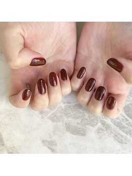 ワンカラーハンドネイル【岡山】