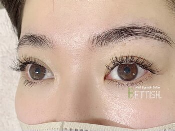 ネイルアイラッシュサロン ベティッシュ 桜木町店(Nail Eyelash Salon BETTISH)の写真/【モチとキープ力に自信あり☆】自まつ毛の状態や目の形に合わせた施術でモチ,キープ力共に定評あり◎